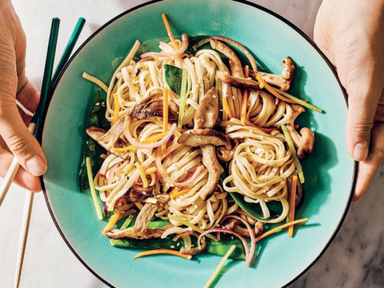 Holy Shiitake Mushroom With Fresh Noodles Living North
